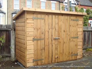 Tool Shed 6x3 with Double Doors in High Side.