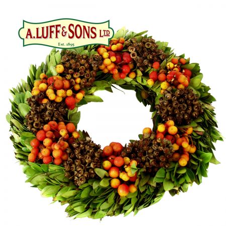 Fruit and Foliage Wreath - image 1